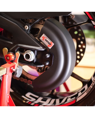 APRILIA DORSODURO 900 - BLACK satin chain guard