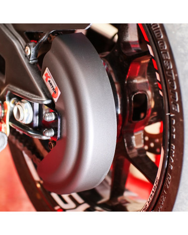 APRILIA DORSODURO 900 - BLACK satin chain guard