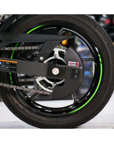 KAWASAKI NINJA 500 from 2024 - BLACK satin chain guard