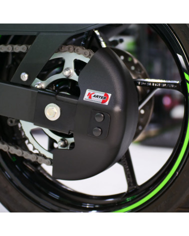 KAWASAKI NINJA 500 from 2024 - BLACK satin chain guard