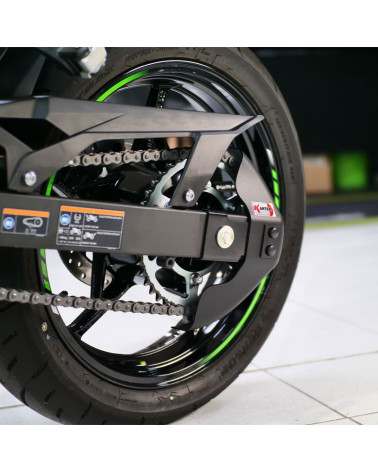 KAWASAKI NINJA 500 from 2024 - BLACK satin chain guard