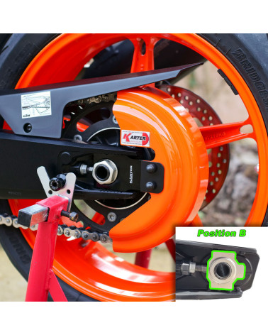 KTM 690 SMC R - Orange chain guard