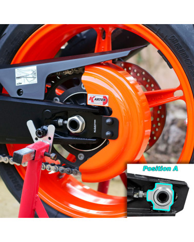 KTM 690 SMC R - Orange chain guard