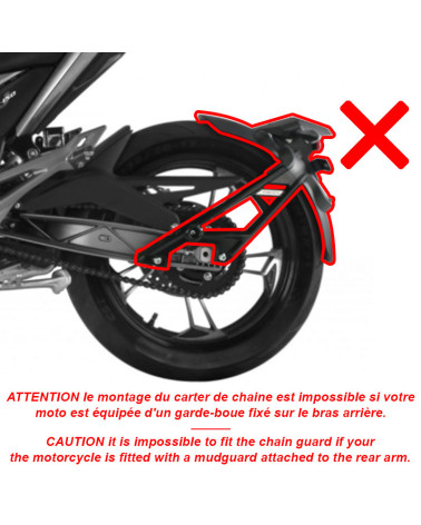 ZONTES 125 Scrambler - BLACK satin chain guard
