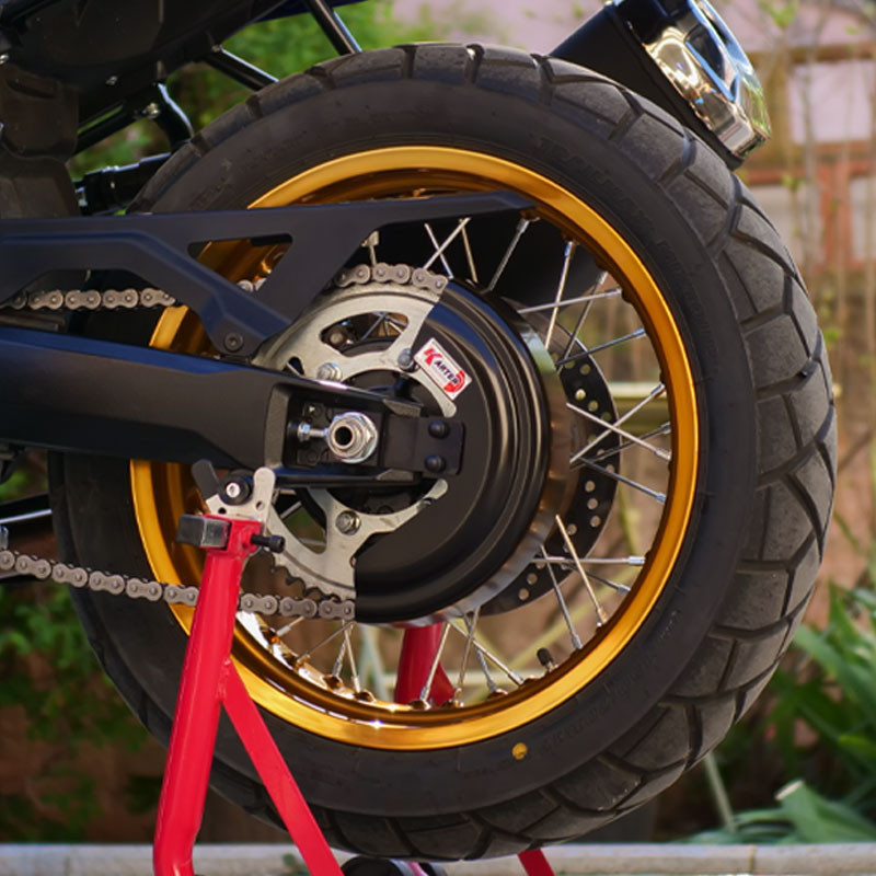 SUZUKI V-STROM 800DE - BLACK satin chain guard
