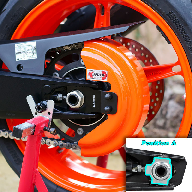 KTM 1390 SUPER ADVETURE S and S EVO - Orange chain guard
