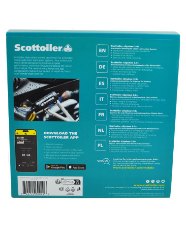 Scottoiler xSystem 3.0+ | Electronic chain oiler with Bluetooth control