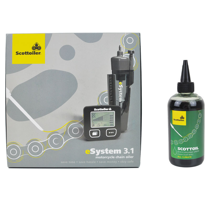 Scottoiler eSystem 3.1 - Electronic chain oiler with control display