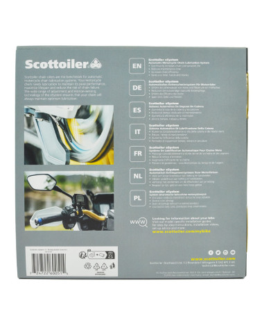 Scottoiler eSystem 3.1 - Electronic chain oiler with control display