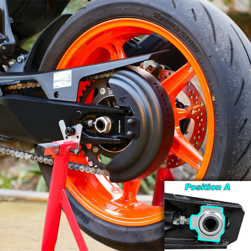 KTM 990 RC R from 2025 - BLACK chain guard