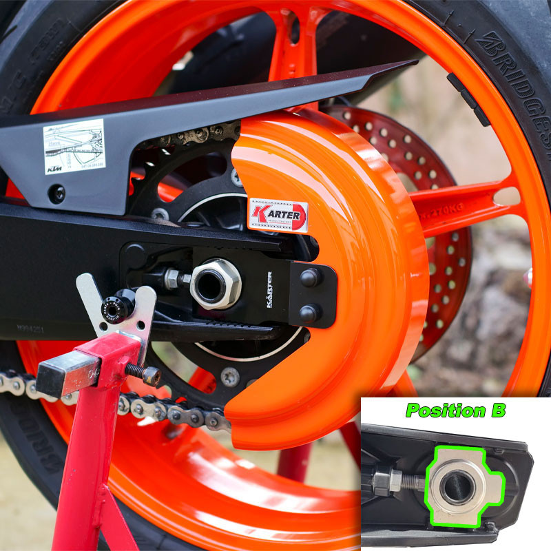 KTM 990 RC R from 2025 - ORANGE chain guard