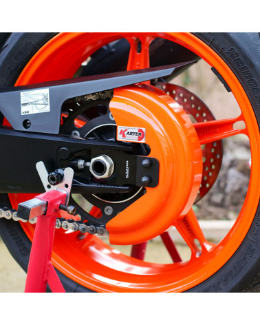KTM 990 DUKE R from 2025 - Orange chain guard