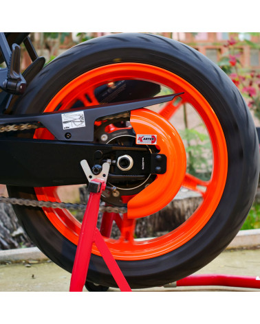 KTM 990 DUKE R from 2025 - Orange chain guard