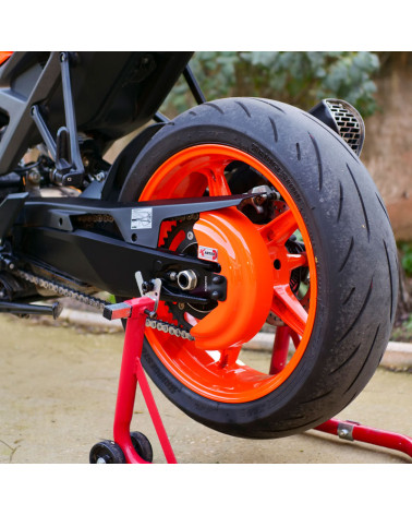 KTM 990 DUKE R from 2025 - Orange chain guard