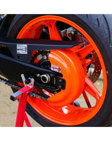 KTM 990 DUKE R from 2025 - Orange chain guard