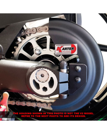 KAWASAKI Z1000 from 2010 to 2023 - BLACK chain guard