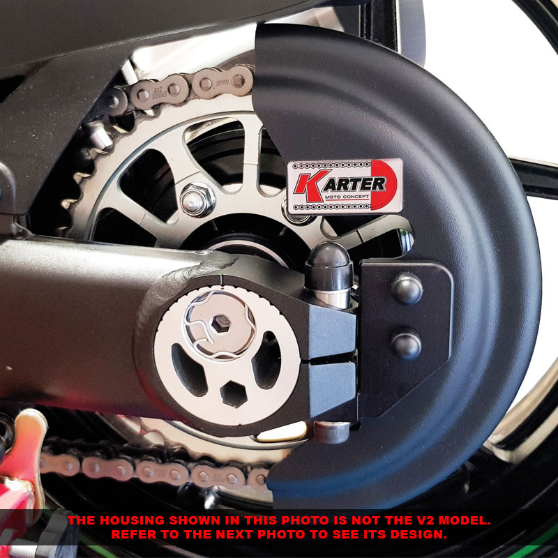 KAWASAKI Z1000 from 2010 to 2023 - BLACK chain guard