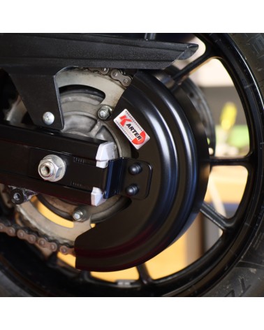 SUZUKI V-STROM 650 - Carter de chaine NOIR satiné