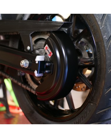 SUZUKI V-STROM 650 - Carter de chaine NOIR satiné