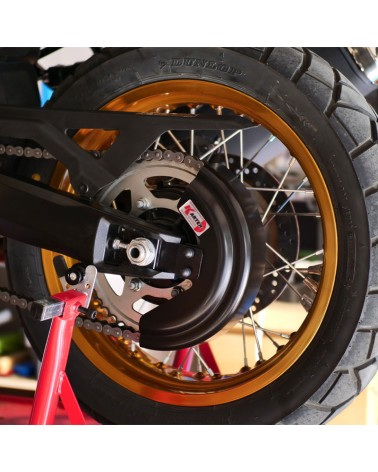 SUZUKI V-STROM 800DE - Carter de chaine NOIR satiné