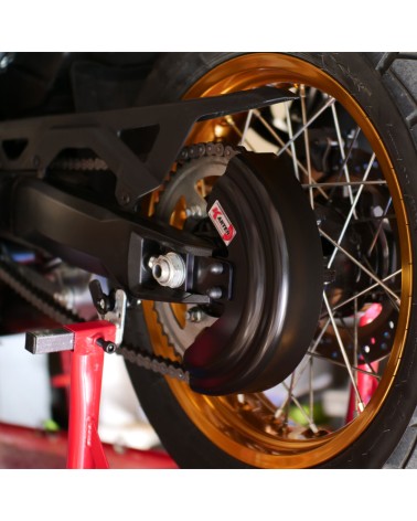 SUZUKI V-STROM 800DE - Carter de chaine NOIR satiné