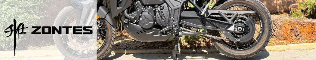 Motorcycle chain guard for Zontes